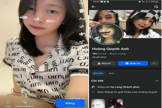Clip sex Hoàng Quỳnh Anh bị tung với bạn trai