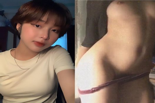 Gái tóc ngắn mê ny khám phá cơ thể