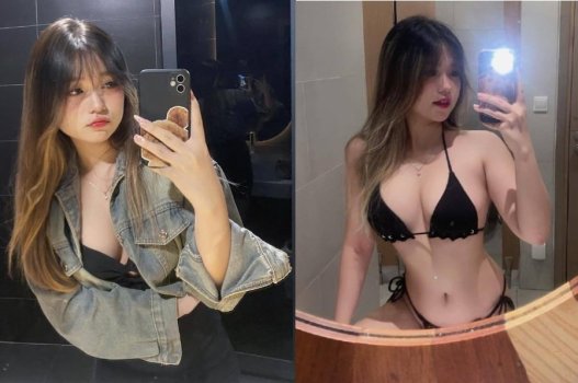 Hồng Ngọc vú tròn quyến rũ khoái cảm