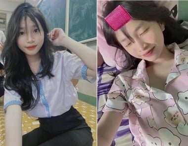 Nữ sinh Nguyễn Ngọc Hân 2K8 lớp trưởng 11A8 có bướm xinh đẹp